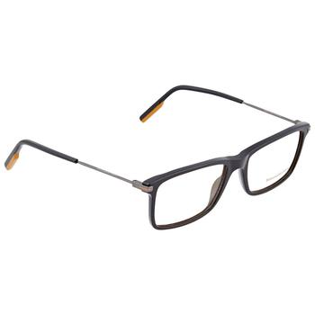 product Ermenegildo Zegna Mens Black Rectangular Eyeglass Frames EZ51491 55 image