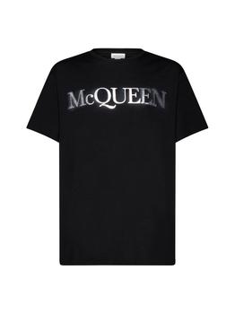 Alexander McQueen | Alexander McQueen Logo Printed Crewneck T-Shirt商品图片,7.2折起