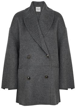 推荐Double-breasted wool coat商品