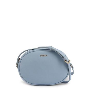 推荐Furla CARA metallic logo zipped cross-body bag商品