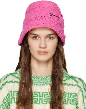 推荐Pink Logo Bucket Hat商品