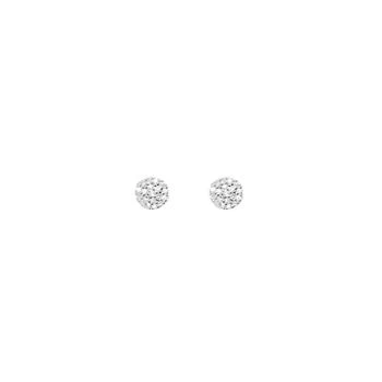 La Soula Jewelry | Circle Diamond Circle Earrings In Silver,商家Premium Outlets,价格¥1667