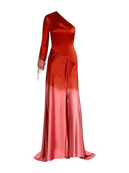 商品Alejandra Alonso Rojas | Dip-Dyed Silk One Shoulder Gown,商家KIRNA ZABÊTE,价格¥16609图片