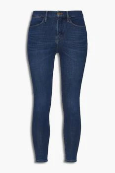 FRAME | Le High Skinny cropped high-rise skinny jeans,商家THE OUTNET US,价格¥433