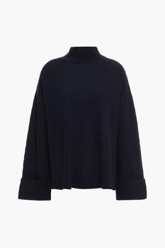 N.PEAL | Ribbed cashmere turtleneck sweater商品图片,6.5折