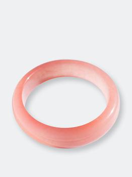 商品Silk Collection | Blush — Pink Jade Stone Bangle,商家Verishop,价格¥643图片