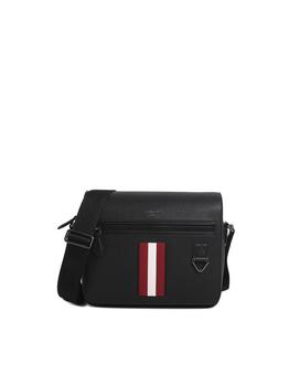 bally 包单肩包, Bally | Bally Logo-Debossed Striped Messenger Bag商品图片 7.9折