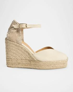 Castaner | Chiarita Canvas Wedge Espadrilles,商家Neiman Marcus,价格¥1530