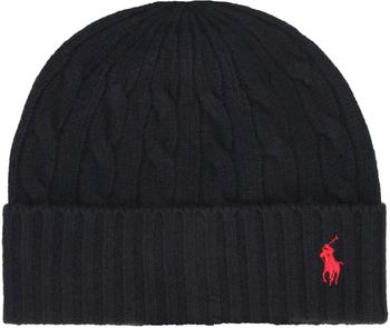 推荐Polo Ralph Lauren Pony Embroidered Cable-Knit Beanie商品