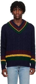 推荐Navy Stripe Sweater商品