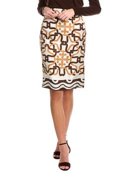 samantha sung, SAMANTHA SUNG | Samantha Sung Chloe Silk Pencil Skirt商品图片 3.7折