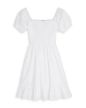 AQUA | Girls' Smocked Ruffle Dress, Little Kid, Big Kid - 100% Exclusive,商家Bloomingdale's,价格¥659