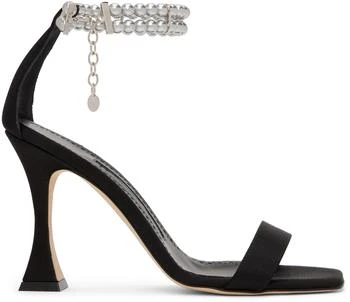 Manolo Blahnik | Black Charona Heeled Sandals 3.0折