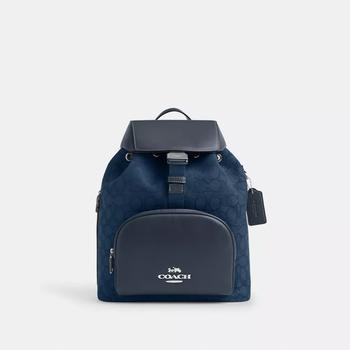 【Coach】Pace Large Backpack ◆国内発送◆ Coach Outlet Pace Large Backpack In Signature Jacquard
