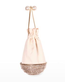 ROSANTICA, ROSANTICA | Ghizlan Panna Pearly Crystal Clutch Bag商品图片 