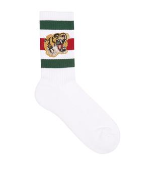 Gucci | Web Stripe Tiger Socks商品图片,独家减免邮费