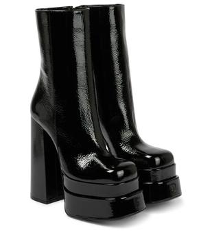 Versace | Aevitas皮革防水台及踝靴商品图片,