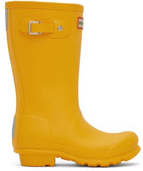 商品Hunter | Kids Yellow Original Big Kids Rain Boots,商家SSENSE,价格¥667图片