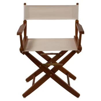 American Trails | Extra-Wide Premium 18"  Directors Chair Mission Oak Frame W/Natural Color Cover,商家Premium Outlets,价格¥776