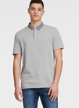 product Pique Polo With Contrast Trim Collar image
