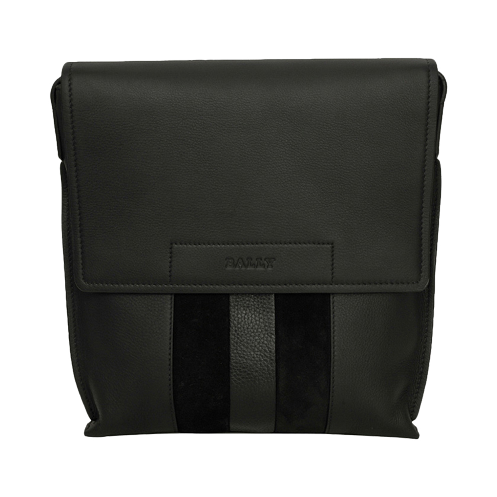bally 包斜挎包, Bally | BALLY 男士黑色皮革单肩包 6214231商品图片 独家减免邮费