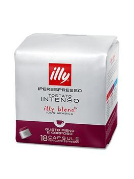 商品Illy Coffee Iper Coffee Capsules Intenso 6-Piece 18-Count Set图片