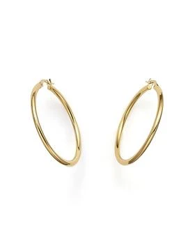 Roberto Coin | 18K Yellow Gold Hoop Earrings,商家Bloomingdale's,价格¥8681