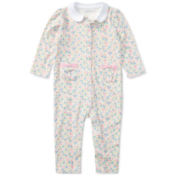 商品Ralph Lauren | 女婴印花纯棉连体衣,商家Macy's,价格¥220图片