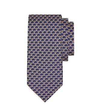 Salvatore Ferragamo | Salvatore Ferragamo Mens Fish Print Silk Tie商品图片,5折, 独家减免邮费