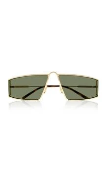 推荐Saint Laurent - Metal-Frame Sunglasses - Gold - OS - Moda Operandi商品