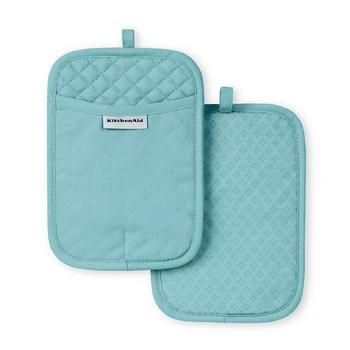 KitchenAid | Asteroid Cotton Pot Holder, 2Pk, 7" x 10",商家Macy's,价格¥165