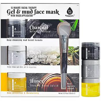 推荐Pursonic Gel Mud Face Mask 3-pack, Charcoal + Honey + Dead Sea Minerals商品