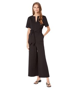 kate spade连衣裙, Kate Spade | Notched Neck Ponte Jumpsuit商品图片 