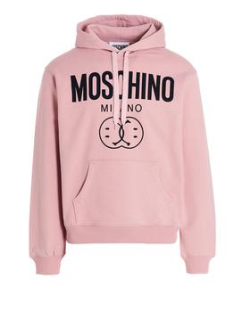 推荐Moschino Logo Printed Drawstring Hoodie商品