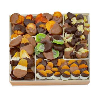 商品Deluxe Belgian Chocolate-Dipped Dried Fruit Tray图片