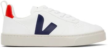 Veja | Kids White & Navy Esplar Sneakers 6.4折, 独家减免邮费