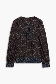 Ulla Johnson | Colette floral-print cotton-blend blouse,商家THE OUTNET US,价格¥369
