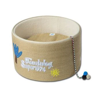 Touchcat | 'Claw-Ver Nest' Rounded Scratching Cat Bed with Teaser Toy,商家Macy's,价格¥558