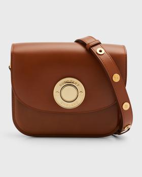 Burberry | Note Small Leather Saddle Shoulder Bag商品图片,