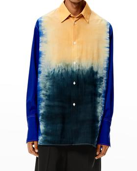 Loewe | Men's Tie-Dye Oversized Sport Shirt商品图片,4.9折