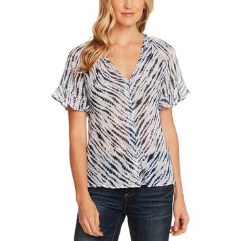 Vince Camuto Specialty Size, Vince Camuto | Vince Camuto Womens Printed Polyester Blouse商品图片 2.7折