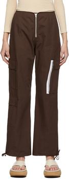 Sandy Liang, Sandy Liang | Brown Accord Trousers商品图片 4折