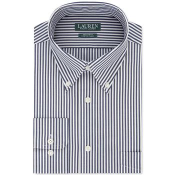 商品Men's Regular-Fit Ultraflex Stripe Dress Shirt图片