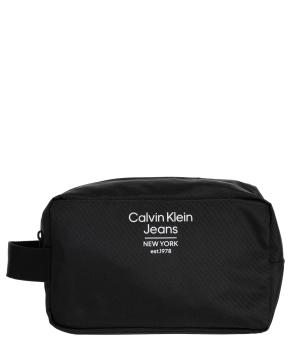 商品Calvin Klein | Calvin Klein 男士化妆包 K50K510144BDS 黑色,商家Beyond Moda Europa,价格¥445图片