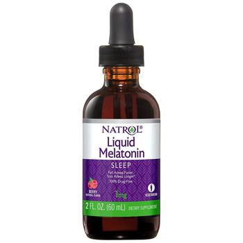 商品Melatonin 1mg Liquid, Sleep Support Berry图片