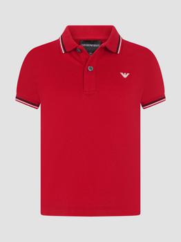 推荐Emporio Armani Red Boys Polo Shirt商品