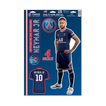 商品Wincraft | Neymar Jr. Paris Saint-Germain 11'' x 17'' Multi-Use Player Decal Sheet,商家Macy's,价格¥108图片