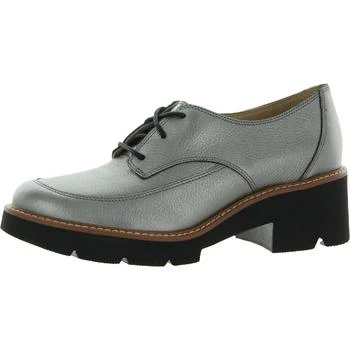 推荐Naturalizer Womens Devin Leather Heel Oxfords商品