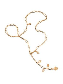 商品Mikado 18K Rose Gold, Moonstone, & Diamond Necklace图片