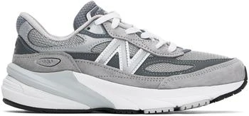 New Balance | Gray Made in USA 990v6 Sneakers,商家Ssense US,价格¥1259